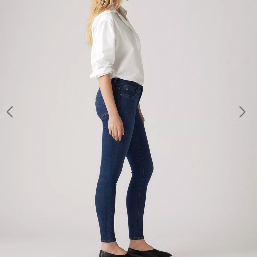 Levi's 711 Skinny Jeans sz16 - Picture 2 of 7